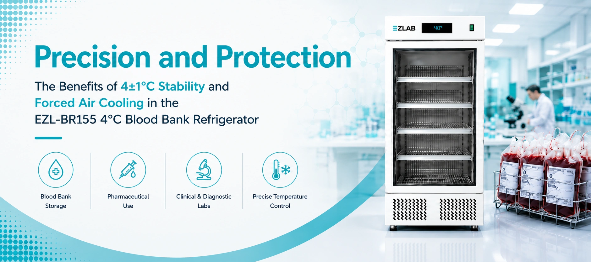 Precision and Protection The Benefits of 41C Stability and Forced Air Cooling in the 4C Blood Bank
