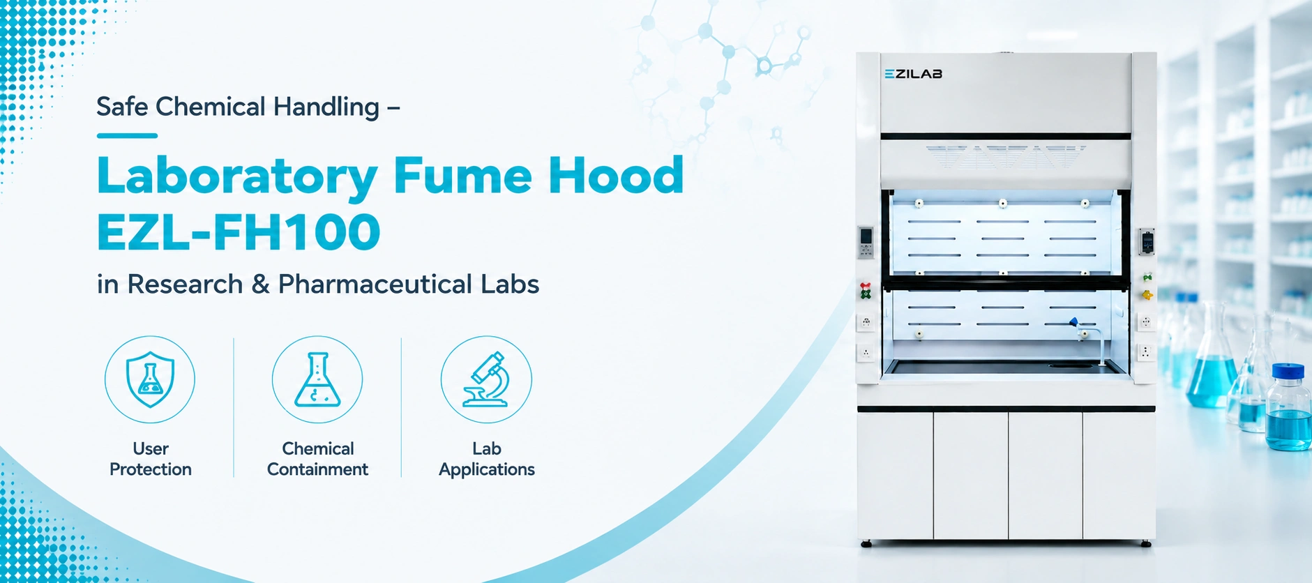 Safe Chemical Handling Laboratory Fume Hood in Research and Pharmaceutical Labs