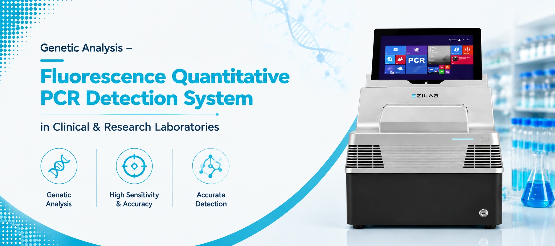 Genetic Analysis Fluorescence Quantitative PCR Detection System in Clinical and Research Laboratorie