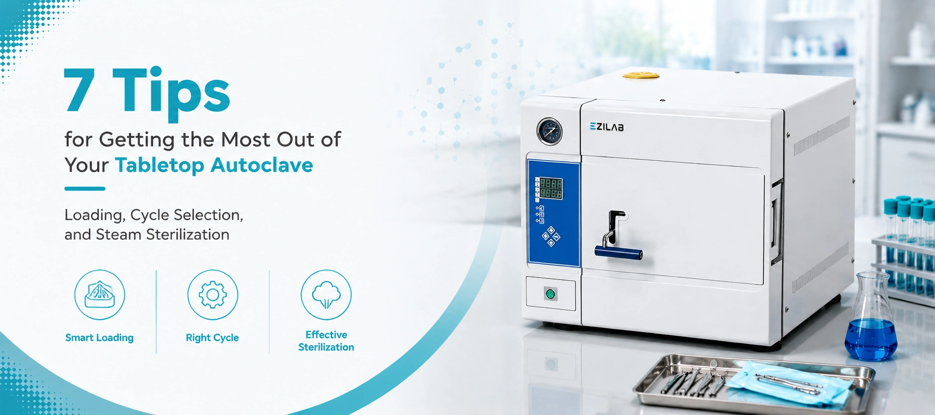 Tabletop Autoclave User Tips  Loading Cycle Selection and Steam Sterilization