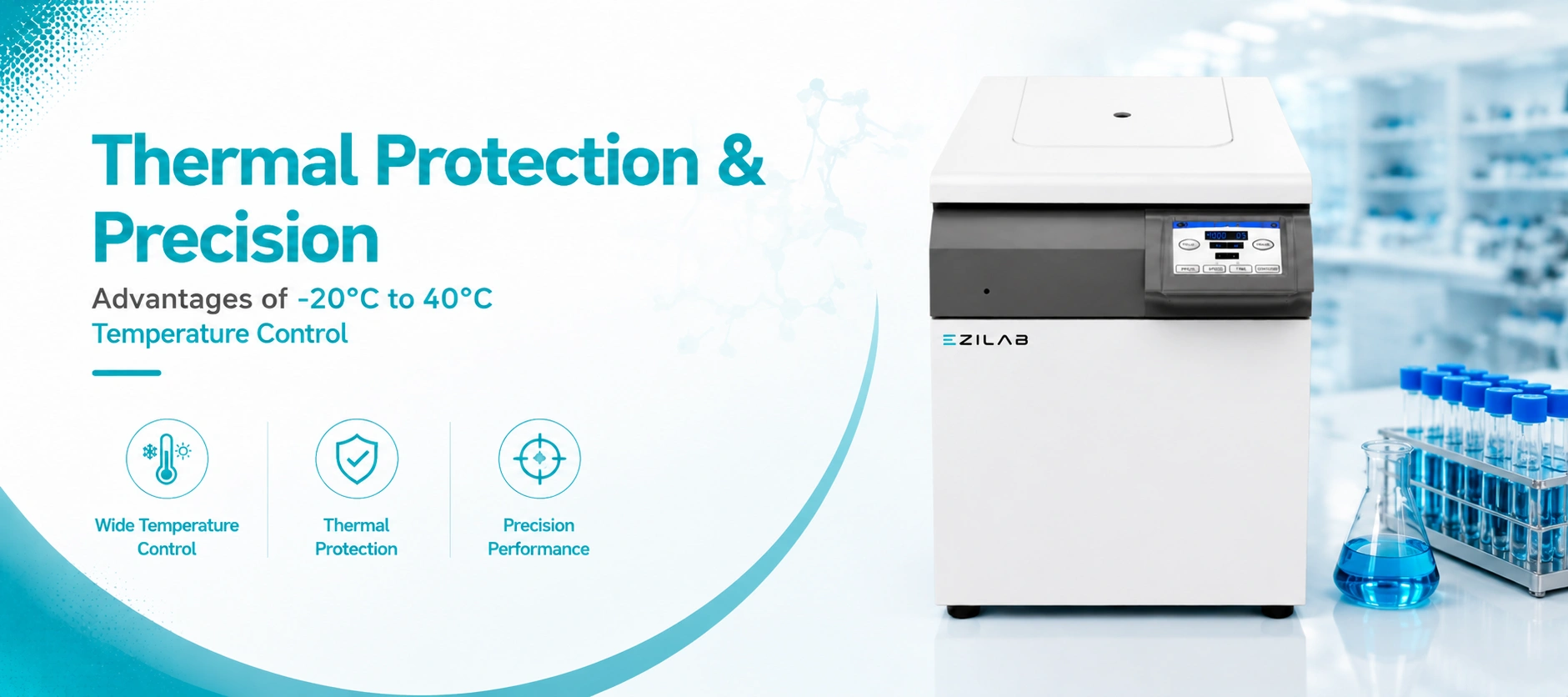 Thermal Protection and Precision Advantages of 20C to 40C Temperature Control in Centrifuge