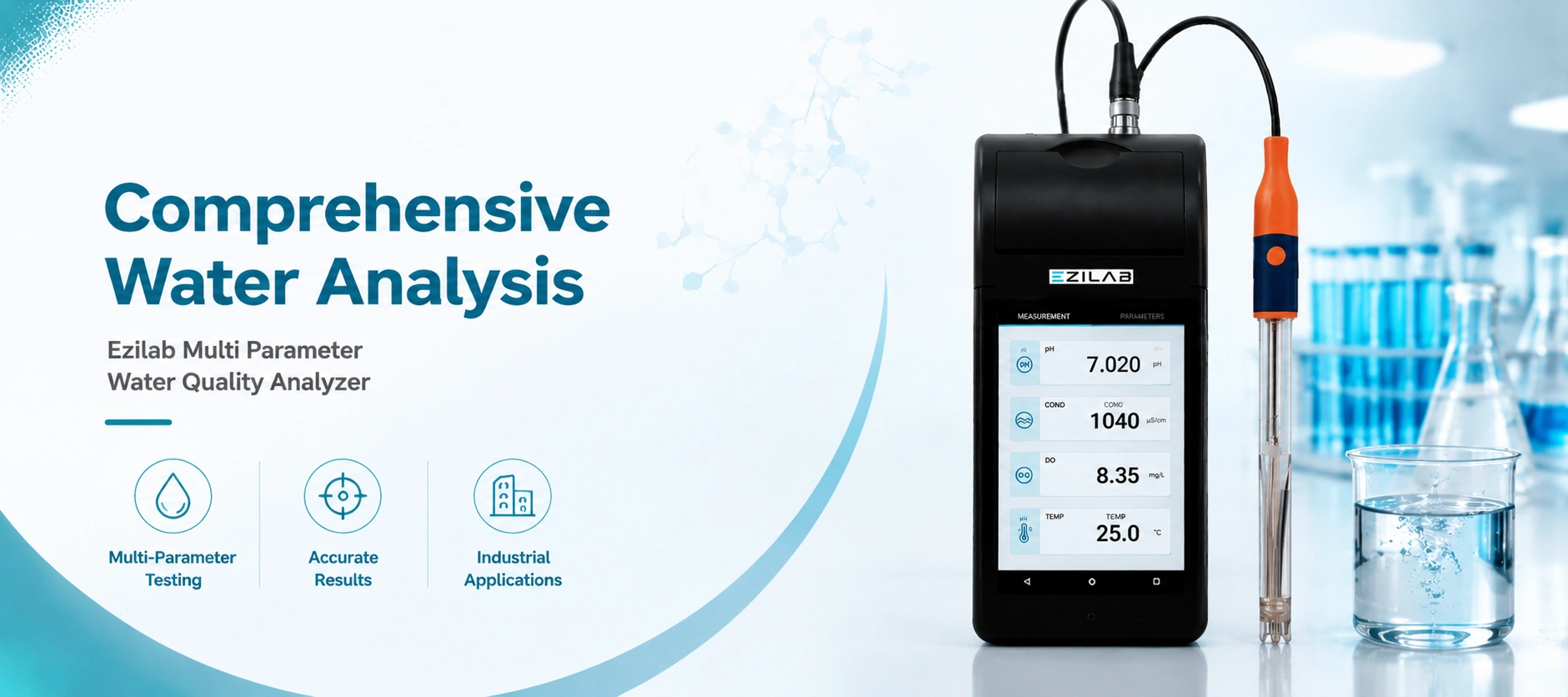 Water Analysis Ezilab Multi Parameter Water Quality Analyzer Applications