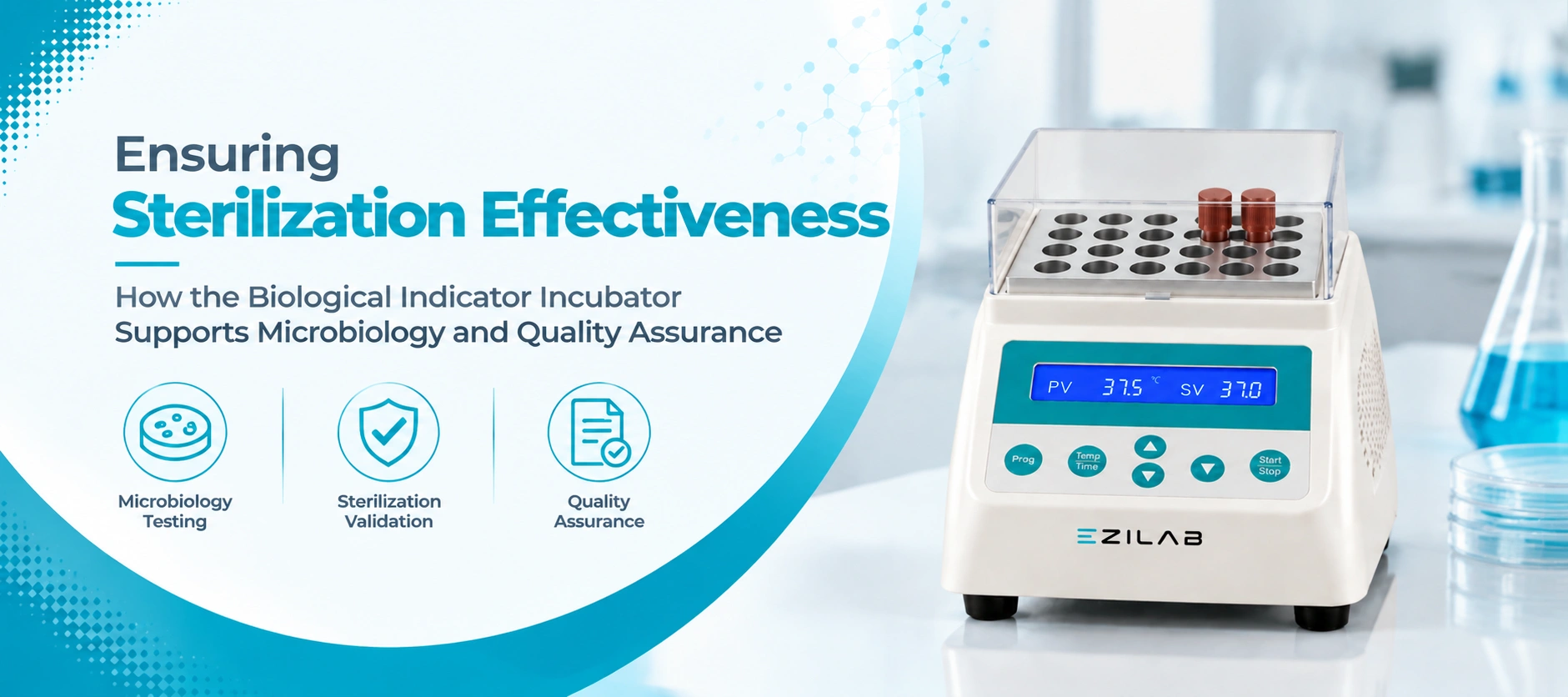 Biological Indicator Incubator for Sterilization Effectiveness